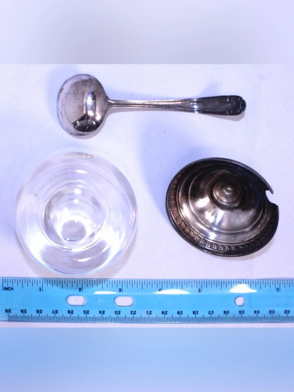 Antique clear glass